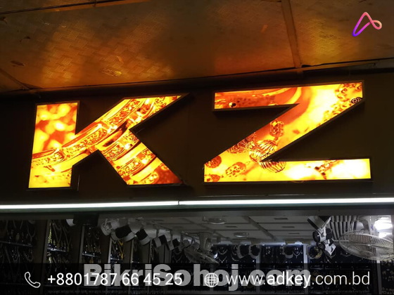 LED Acrylic Letter Light Emitting Diode Advertising in BD